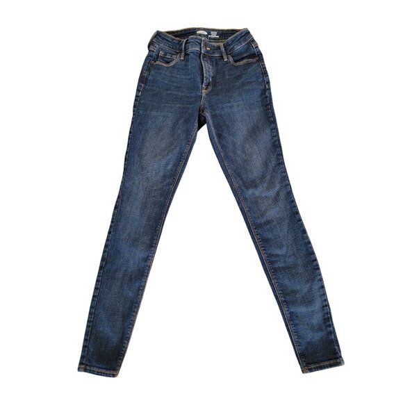 Old Navy Rockstar Super Skinny High Rise Jeans With Secret-Slim Pockets Size 2 - Picture 2 of 5